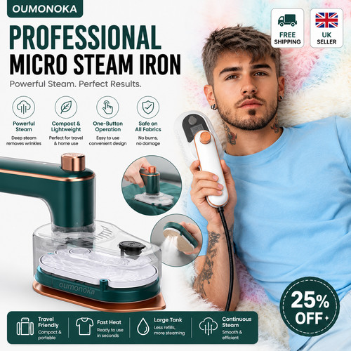 Professional micro steam iron - micro,
