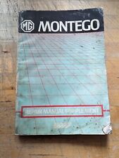 MG Montego Repair Manual Supplement