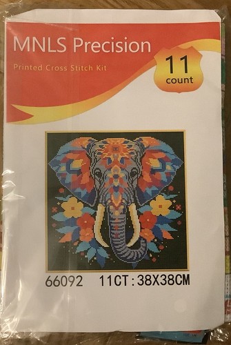 Pre printed cross stitch - pre-printed, kit