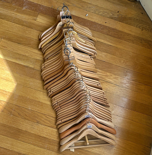Wooden coat hangers - wooden,