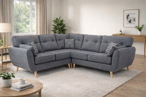 Luxury zinc corner sofa - zinc,