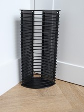 CD Storage Rack 24 CDs Black