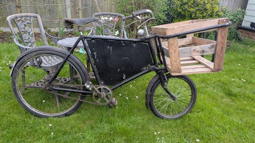 Vintage butchers trade bike - butchers,