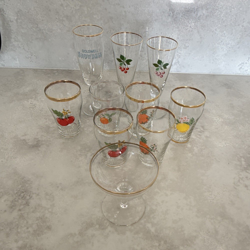 10pc vintage clear - vintage,