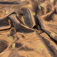 LUXURY Emb Taffeta Fabric