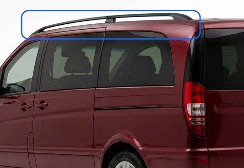 Black roof rack side bars - rack,
