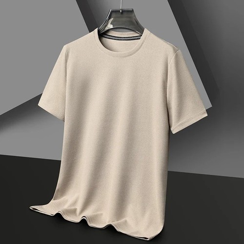 Men waffle shirt summer - men's, t-shirt