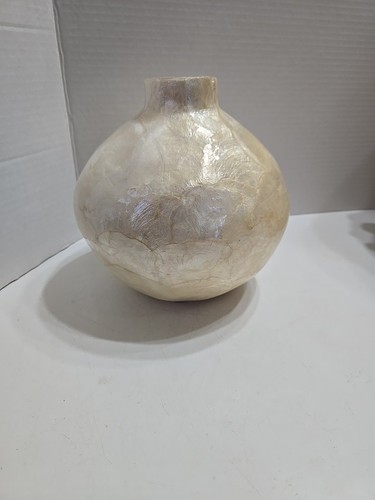 Vintage pearlized capiz shell - vintage,