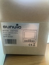 SUNVIC SMART Wifi PROGRAMMABLE ROOM THERMOSTAT - WiFi S101 (MODEL 2307000)