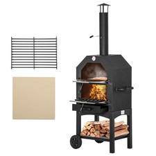 Outsunny charcoal pizza - outsunny, oven