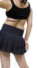 School Girl Pleated Micro Mini