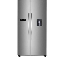 KENWOOD KSBSDIX16 American-Style Fridge Freezer - Silver
