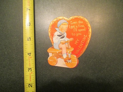 Valentine vintage card bear - card,