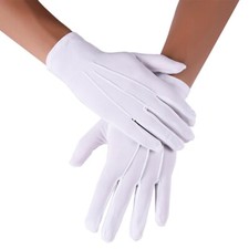 Black white for - parade, gloves