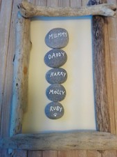 20 small flat beach pebbles