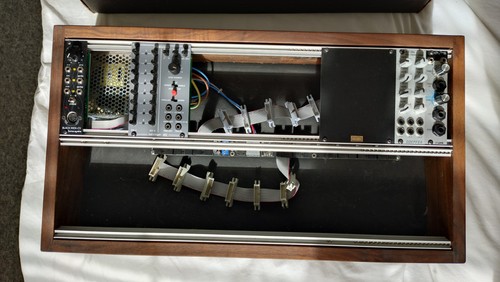 84hp walnut eurorack - 6u,