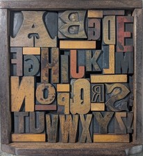 Antique Vintage Letterpress