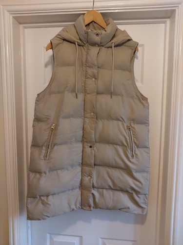 Zara beige cream bodywarmer - zara,