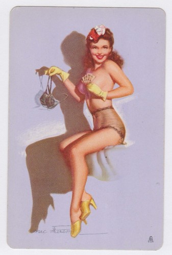 Glamour pin girl single - pin,