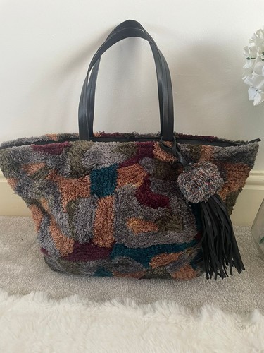 Zara large carpet tote bag - zara,