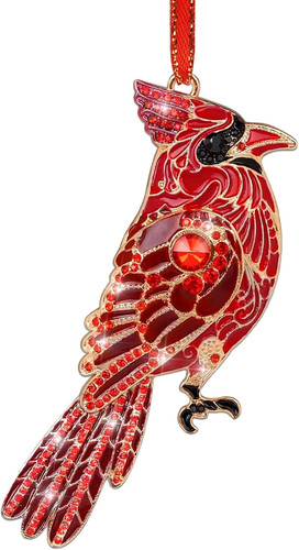 Metal red cardinal - metal,