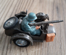 Britains Deetail Toy Soldiers WW2 German BMW Motorbike For Spares or Repair