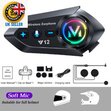 Bluetooth 5.4 Helmet Headset