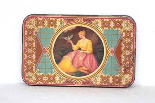 Old vintage tin box sovereign - old,