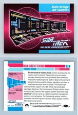 Main Bridge Aft Stations #100 Star Trek Next Generation 1992 Impel Trading Card