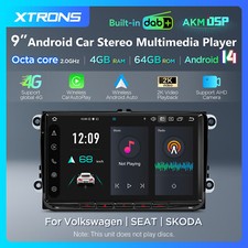 XTRONS 9" Android 14 4G 64GB