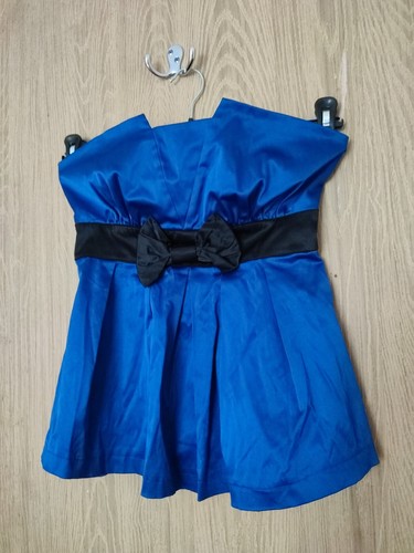 Royal blue boob tube - royal, s