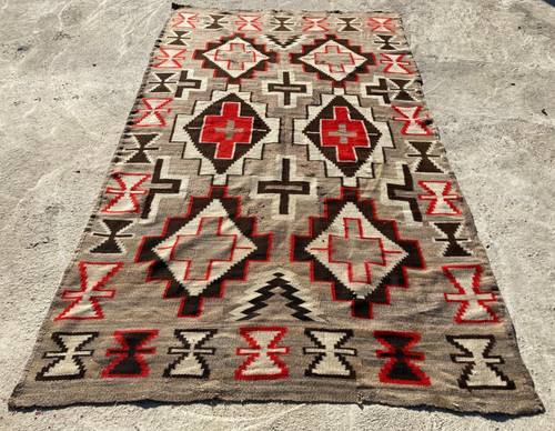 Antique handwoven navajo - handwoven,