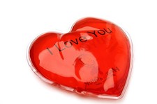 Heat In A Click Instant Reusable Heart Heat Pad Muscle Warm Cold I Love You