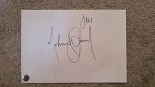 Michael Jackson signed paper