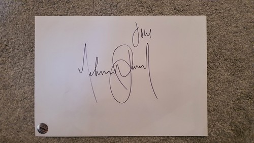 Michael jackson signed paper - jackson,
