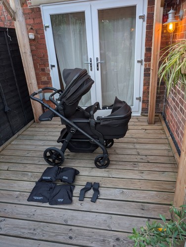 Silver cross wave double - wave, pram