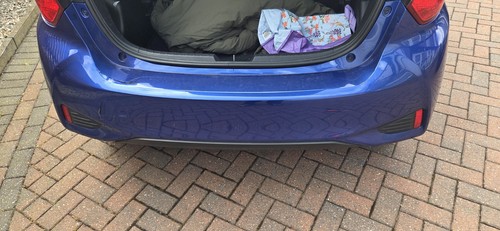 Toyota yaris rear bumper - rear, 1.5l