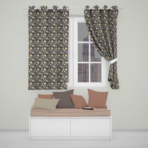 Blackout eyelet curtains - blackout,