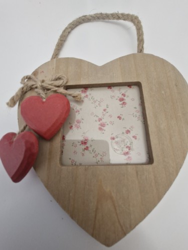 Heart shaped hanging photo - heart,