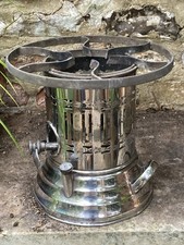 Antique Silver Plate Restaurant Spirit Burner Crepes Suzette Flambé Circa 1900