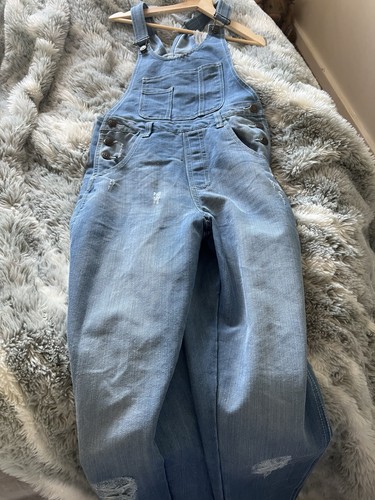 Denim dungarees nice detail - dungarees,