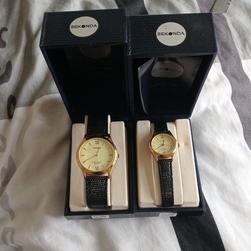Boxed ladies and gents sekonda - ladies,