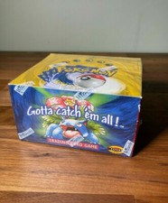 Pokemon Cards 1999 Base Set Unlimited Blue Wing Booster Box - Factory Sealed