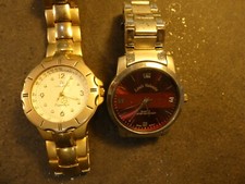 (ref288W18) Gents Louis Valentin and Claude Valentin Quartz Wristwatches Working