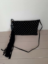 Bag Top Shop Black Suede Style