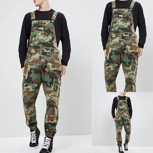 Mens camo dungarees work - mens,
