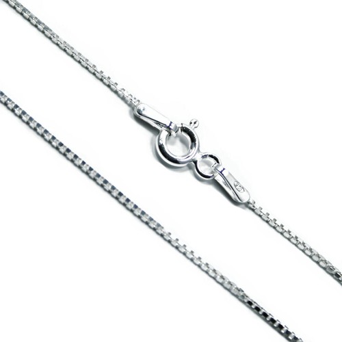 Box chain 1mm solid 925 - chain,