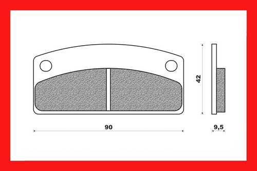 Fd0360 brake pads newfren rear - brake,