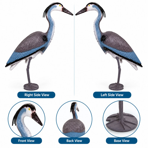 Decoy heron deterrent for - heron,