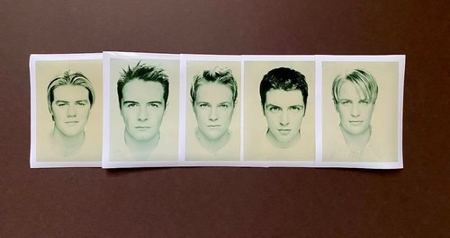 Westlife original polaroids - original,
